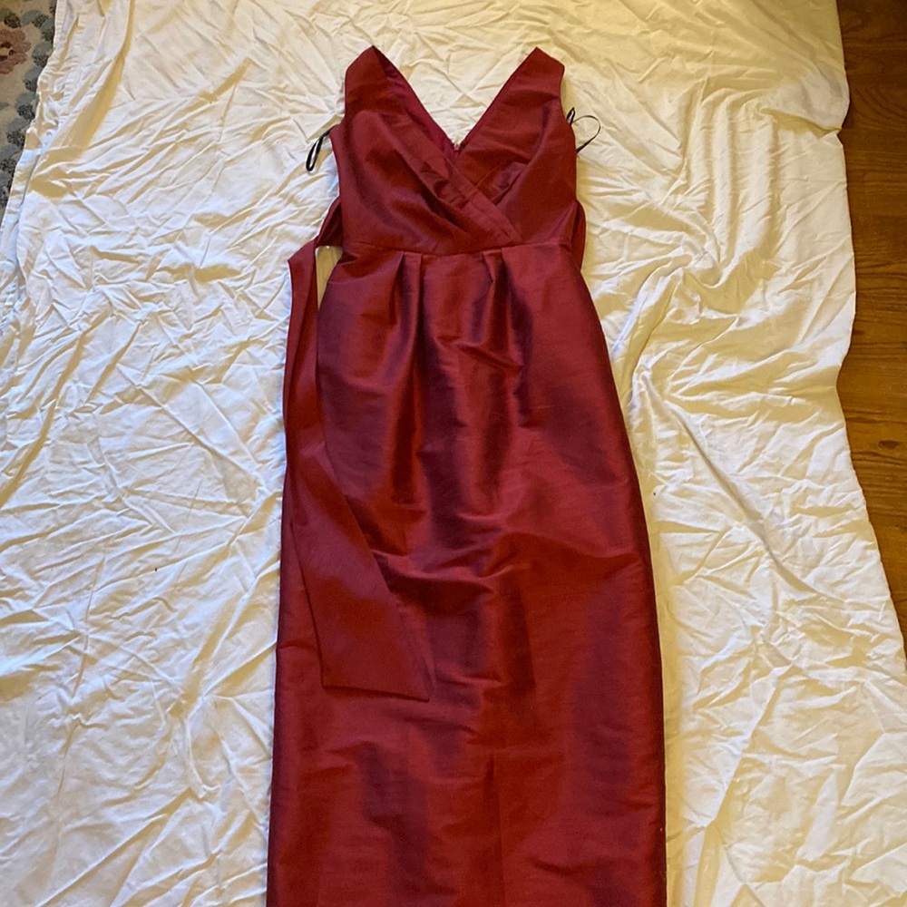 Long Dress with Pleated Top